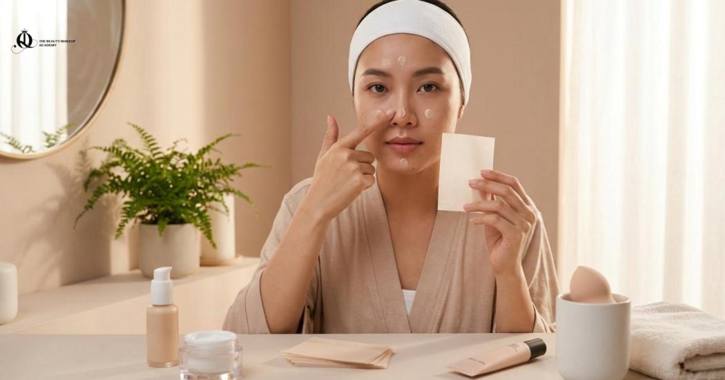Các bước make up cho da dầu: chuẩn bị da và kiểm soát dầu Các bước make up cho da dầu: chuẩn bị da và kiểm soát dầu